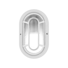 Luminária Tartaruga 1 Lâmpada Branca Plástico IP41 Blumenau