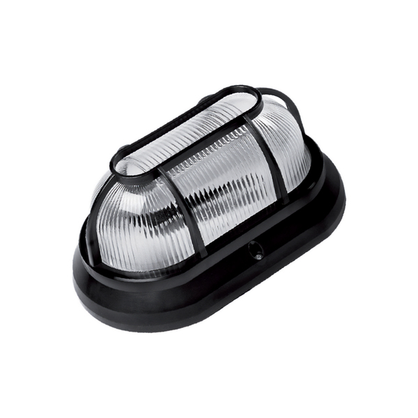 Luminária Tartaruga Externa 1 Lâmpada Preta Plástico IP41 Blumenau