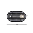 Luminária Tartaruga 1 Lâmpada Preta Plástico Franzmar