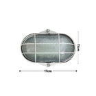 Luminária Tartaruga 1 Lâmpada Branca Metal IP20 Franzmar