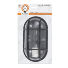 Luminária Tartaruga E27 127V (110V) Preta M.A. Luz