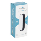 Luminária Tartaruga LED 12W Luz Amarela 3000K Bivolt Preta Gaya