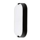 Luminária Tartaruga LED 12W Luz Amarela 3000K Bivolt Preta Gaya