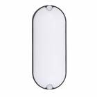 Luminária Tartaruga LED 12W Luz Branca 6000K Bivolt Preta Gaya