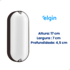 Luminária Tartaruga Preta 8w Bivolt 6500k