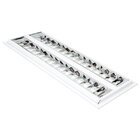 Luminária Td 60 Embutir 2x14w T5 4000k Bivolt Aletada Taschib