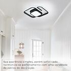 Luminária Teto Bivolt 110/220V 26W Moderna Plafon Led Quadrad