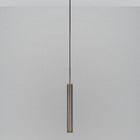 Luminária Teto Pendente Tubo Lavabo Sala Cama Bronze 40cm