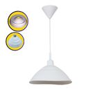 Luminaria Teto Silicone Round Shape Branca 24 X 24 X 15 Cm