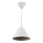 Luminaria Teto Silicone Spring Shape Branca 24 X 24 X 14 Cm