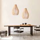 Luminária Teto Tipo Pendente Antares Mdf Completa - Mdf Cru