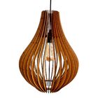 Luminária Teto Tipo Pendente Áustria  Em Mdf - Completa