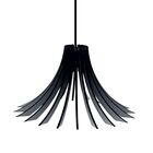 Luminária Teto Tipo Pendente Dalia Mdf - Completa - Cor: Preta