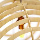 Luminária Teto Tipo Pendente Em Mdf - Completa