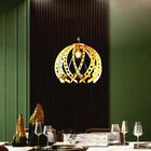 Luminária Teto Tipo Pendente Em Mdf - Completa