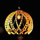 Luminária Teto Tipo Pendente Em Mdf - Completa