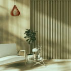 Luminária Teto Tipo Pendente Em Mdf Mesquita Completa - Marrom