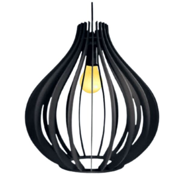 Luminária Teto Tipo Pendente Filipinas Mdf - Completa - Cor: