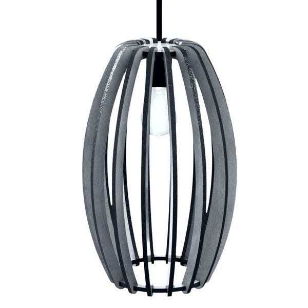 Luminária Teto Tipo Pendente Imperial Mdf - Completa - Cor: P