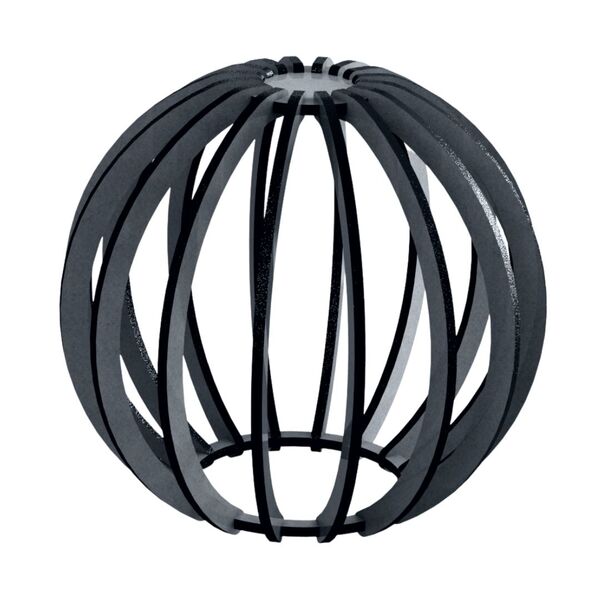 Luminária Teto Tipo Pendente Jabulani Mdf - Completa - Cor: P