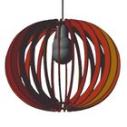 Luminária Teto Tipo Pendente Lua Cheia Mdf - Completa - Cor: