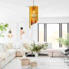 Luminária Teto Tipo Pendente Mística Mdf - Completa