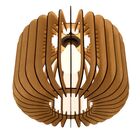 Luminária Teto Tipo Pendente Padua Mdf - Completa