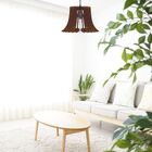 Luminária Teto Tipo Pendente Panamá Mdf - Completa - Cor: Mar