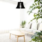 Luminária Teto Tipo Pendente Panamá Mdf - Completa - Cor: Pre