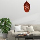 Luminária Teto Tipo Pendente Pingo Mdf - Completa - Cor: Marr