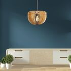 Luminária Teto Tipo Pendente Plutão Mdf - Completa