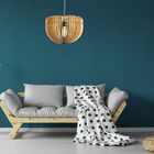 Luminária Teto Tipo Pendente Plutão Mdf - Completa