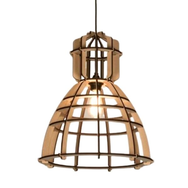 Luminária Teto Tipo Pendente Robotnik Mdf - Completa