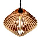 Luminária Teto Tipo Pendente Safira Mdf - Completa