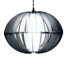 Luminária Teto Tipo Pendente Samara Mdf - Completa - Cor: Pre