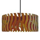 Luminária Teto Tipo Pendente Senna Mdf - Completa - Onda - Co