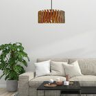 Luminária Teto Tipo Pendente Senna Mdf - Completa - Onda - Co