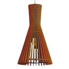 Luminária Teto Tipo Pendente Turin Mdf - Completa - Cor: Marr