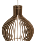 Luminária Teto Tipo Pendente Vegas Mdf  Completa - Mdf Cru