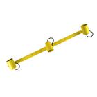 Luminária Teto Trilho 3 Spots Direcionáveis Amarelo 1270