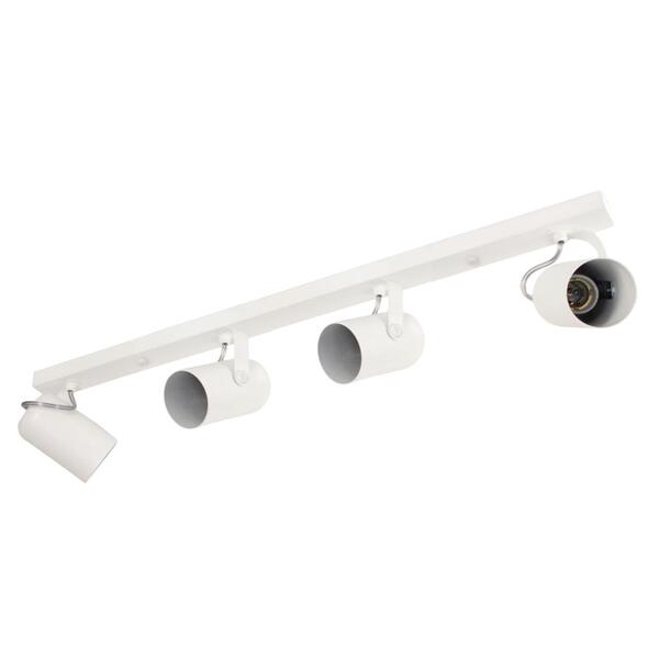 Luminária Teto Trilho 4 Spots Direcionáveis Branco 59cm | Leroy Merlin