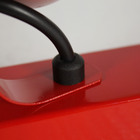 Luminária Teto Trilho 5 Spots Direcionáveis Vermelho 1275