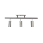 Luminaria Trilho Com 3 Spots Escovado