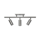 Luminaria Trilho Com 3 Spots Escovado