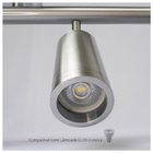 Luminaria Trilho Com 3 Spots Escovado