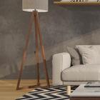 Luminária Tripé De Chão Amêndoa