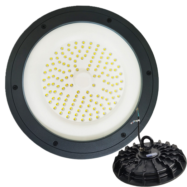 Luminaria Ufo Led 100w Highbay 160º Galpao Empresa Industrias