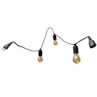 Luminária Varal 3 Metros - Marilena G - Preto