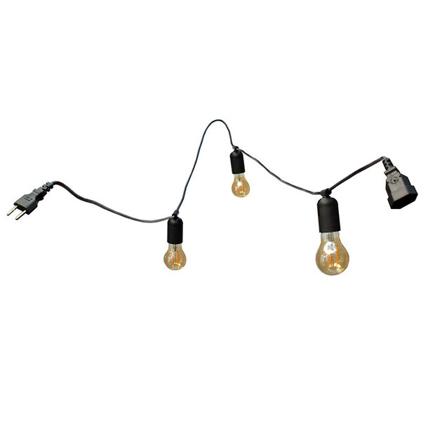 Luminária Varal 3 Metros - Marilena G - Preto