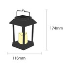 Luminária Vela Solar Decorativa De Led Âmbar - Ecoforce